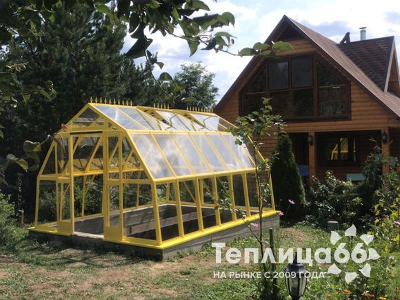 Теплица Рада Исеть под стекло, ширина 3 метра (Калькулятор)